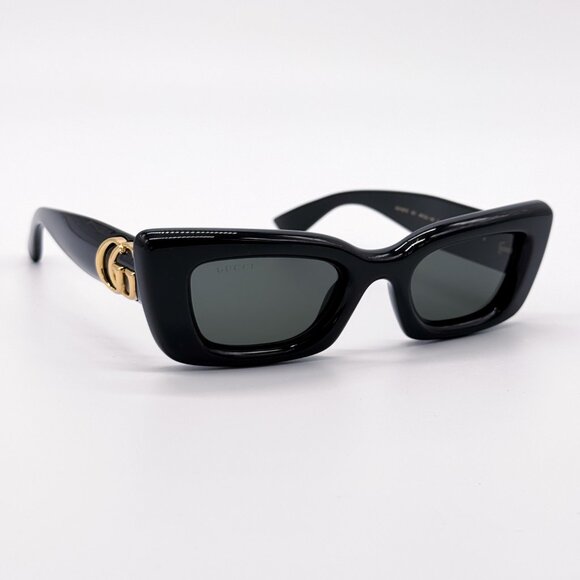 NEW GUCCI GG1827S 001 SHINY BLACK WOMEN SUNGLASSES GUCCI main image 12